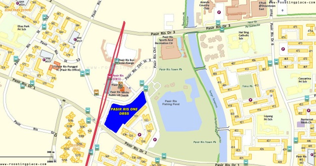 Location of Pasir Ris One